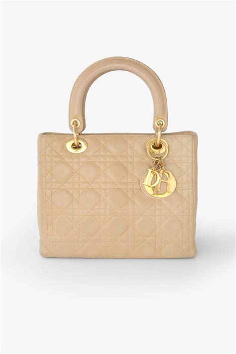 lady dior medium beige patent|Lady Dior bag cost.